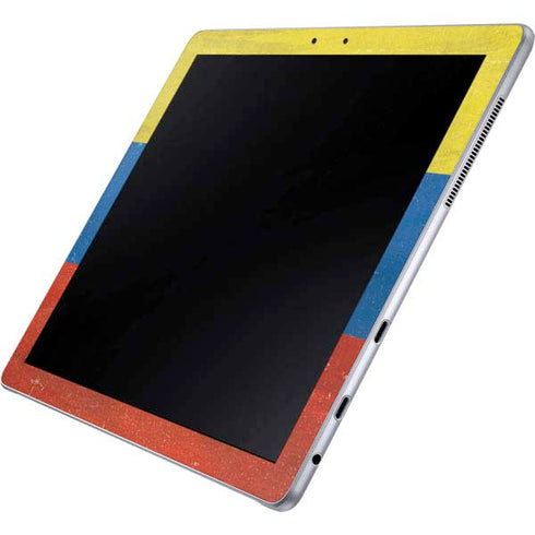 Venezuela Flag Distressed Galaxy Book 12in Skin